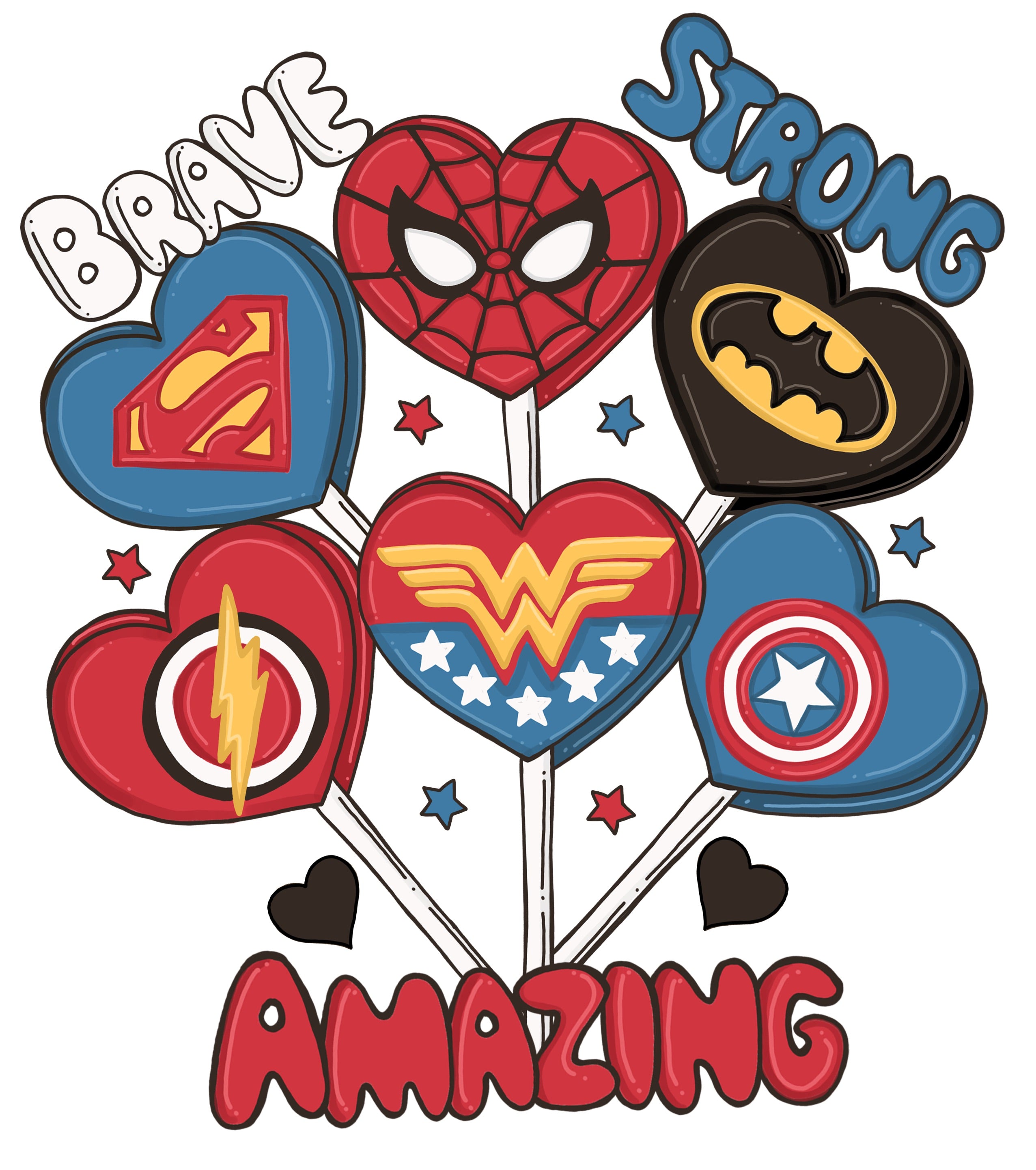 Heart Sucker Valentines PNG