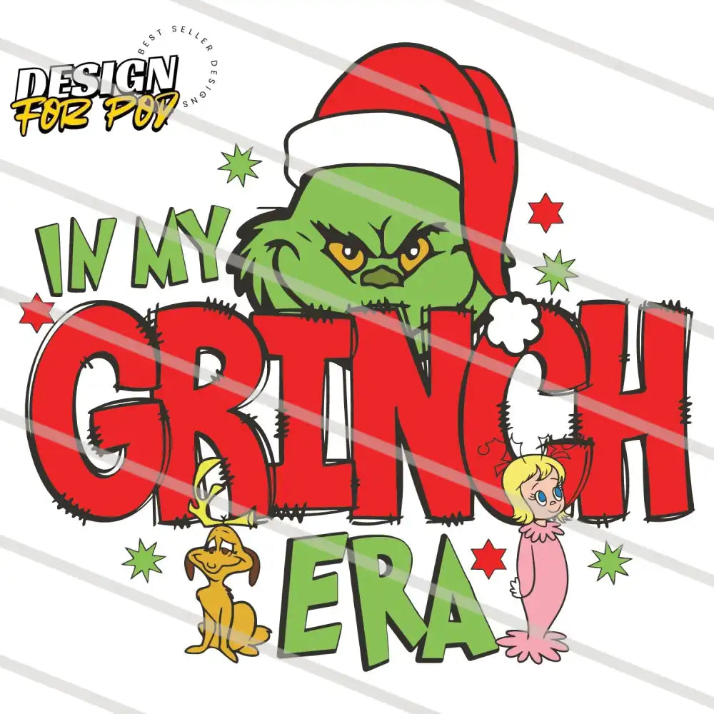 In My Grinch Era Max Cindy Lou Who PNG