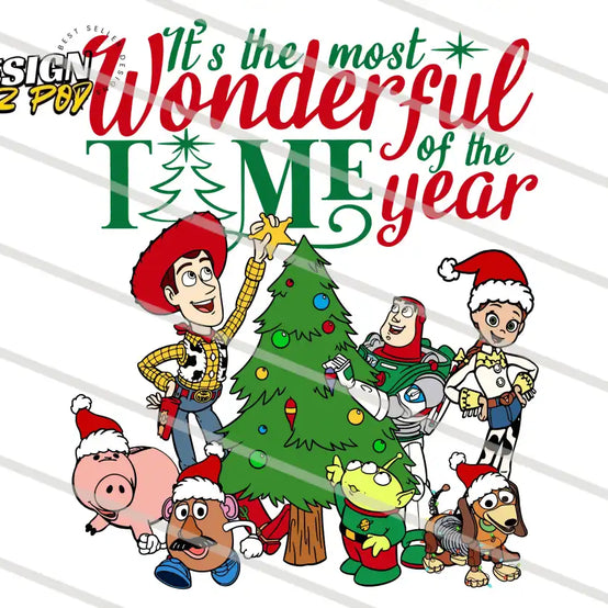 It Is The Most Wonderful Time Of The Year Toy Story Christmas PNG