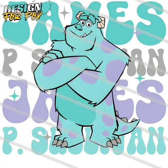 James P. Sullivan Disney PNG