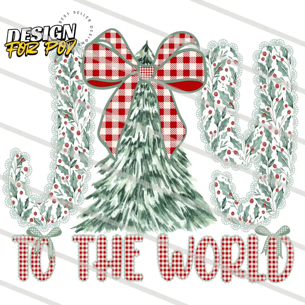 Joy The World Christmas PNG