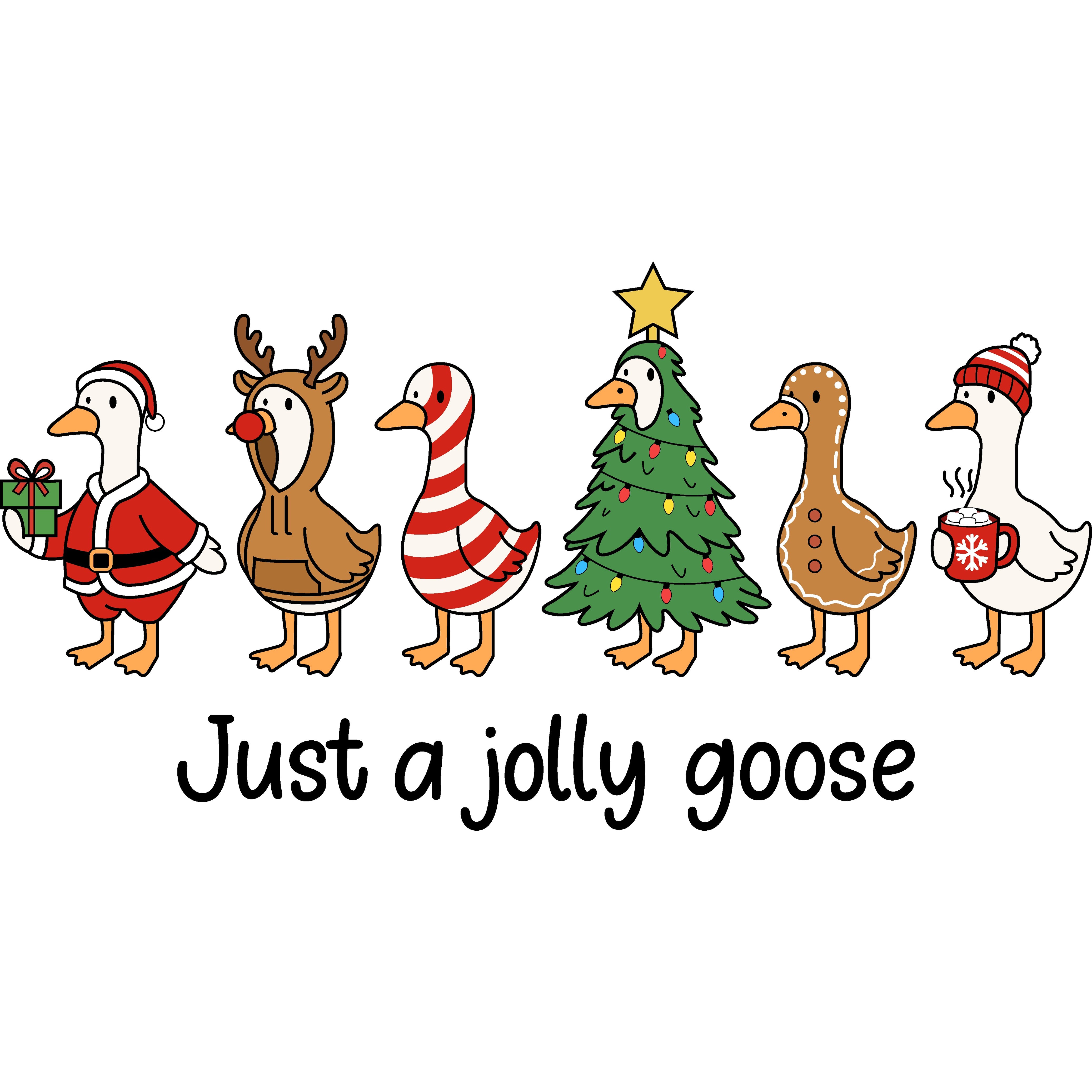 Just a Jolly Goose PNG
