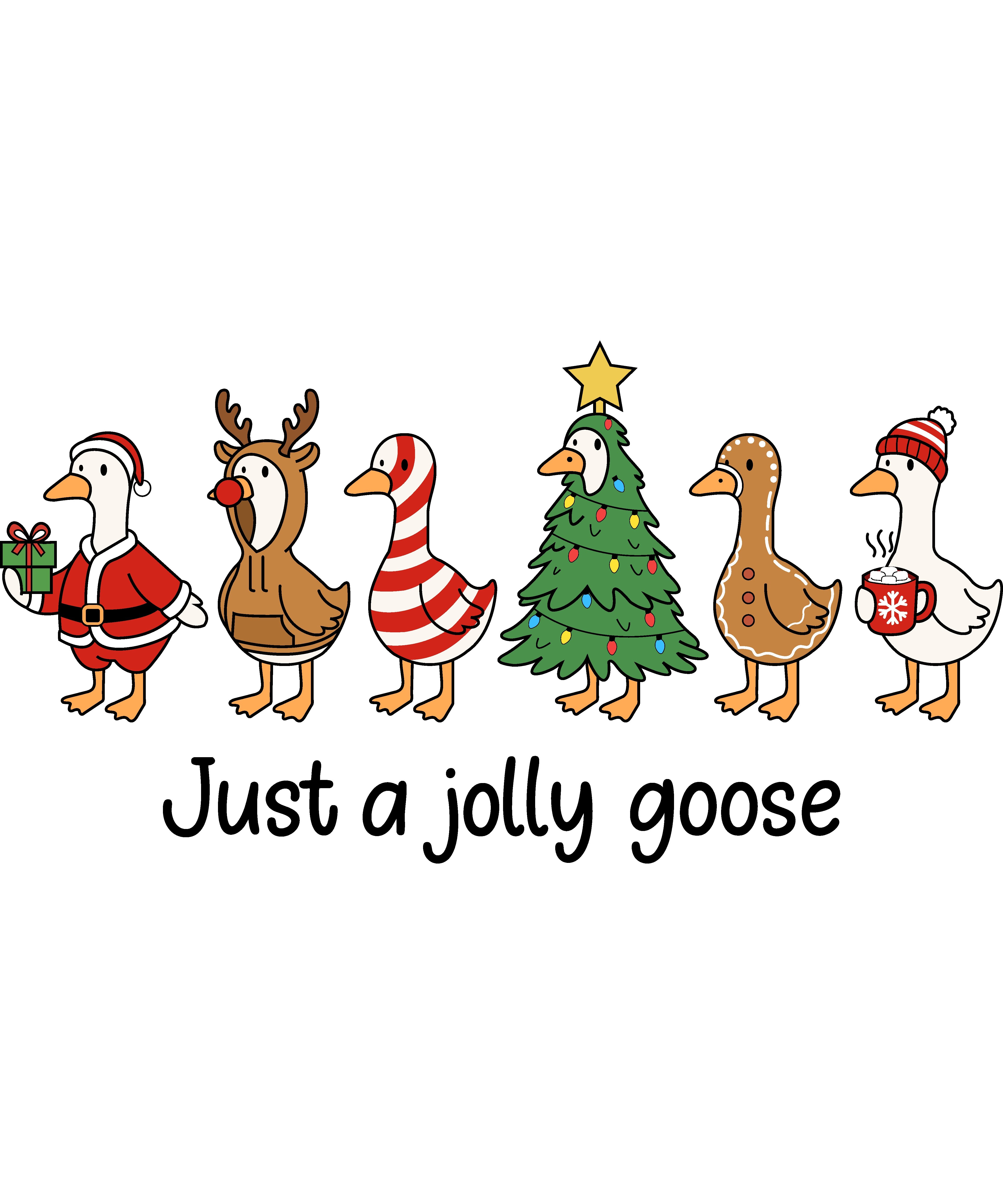 Just a Jolly Goose PNG