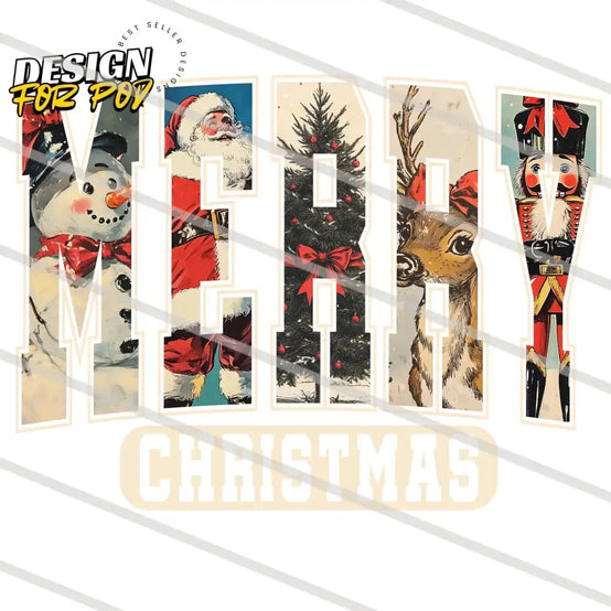 Merry Christmas White PNG