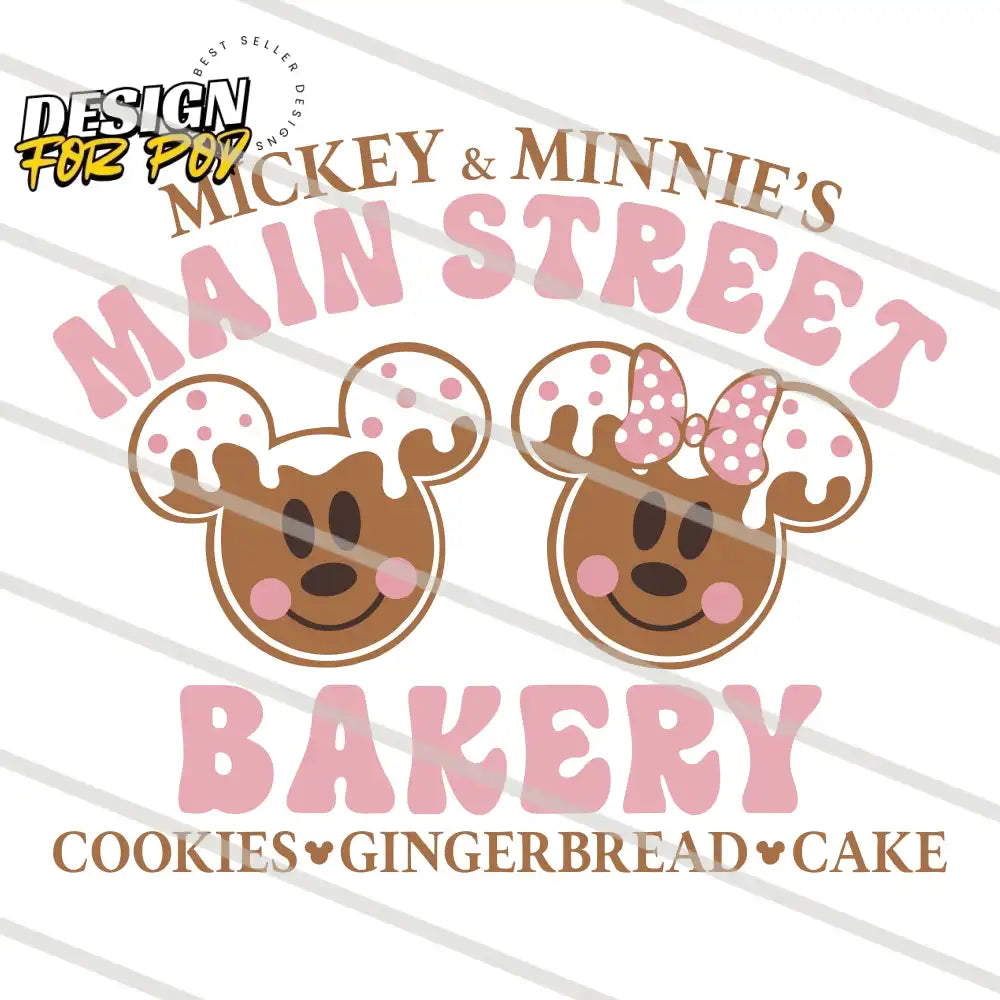Mickey and Minnie’s Bakery PNG