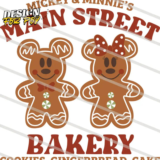 Mickey and Minnie’s Main Street Bakery PNG