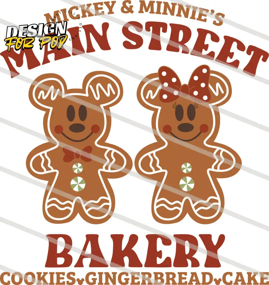Mickey and Minnie’s Main Street Bakery PNG