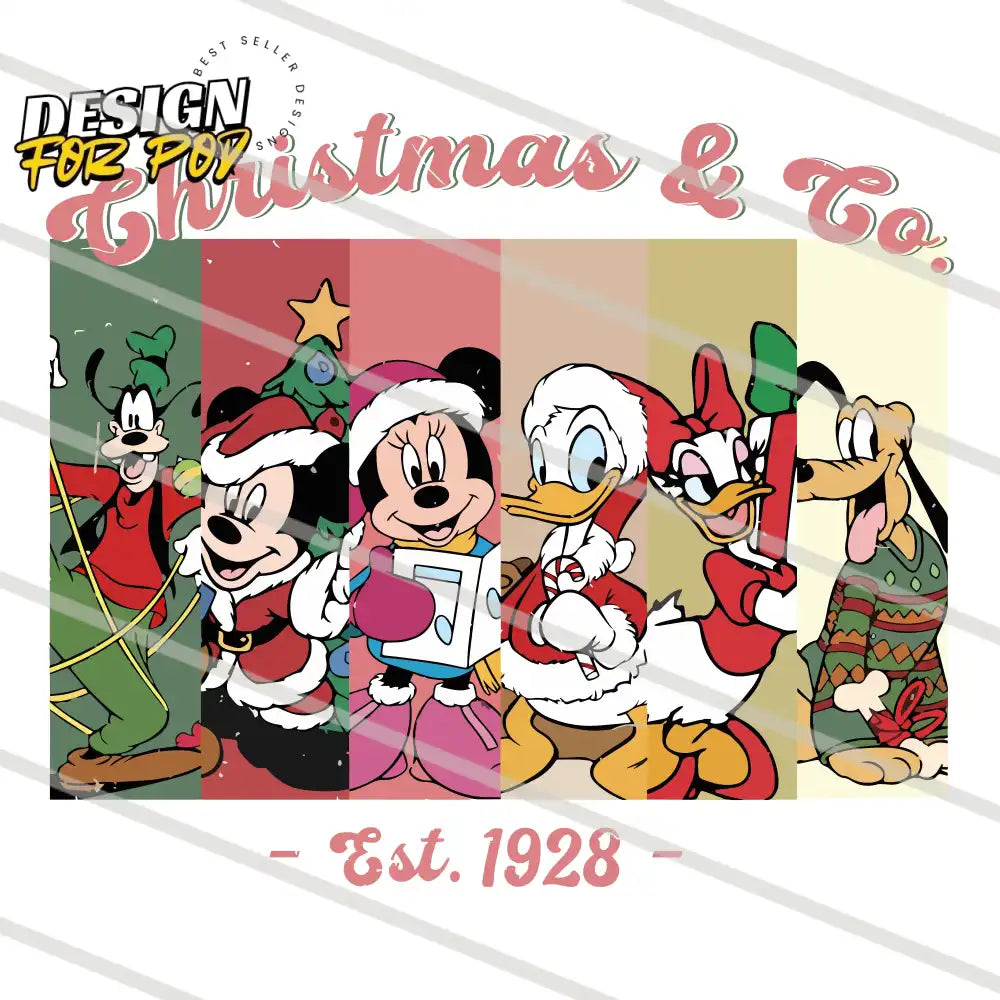 Mickey Christmas and Co PNG