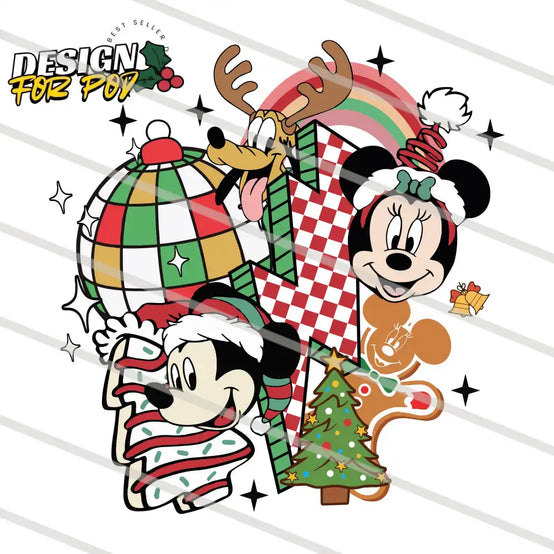 Mickey Christmas World PNG