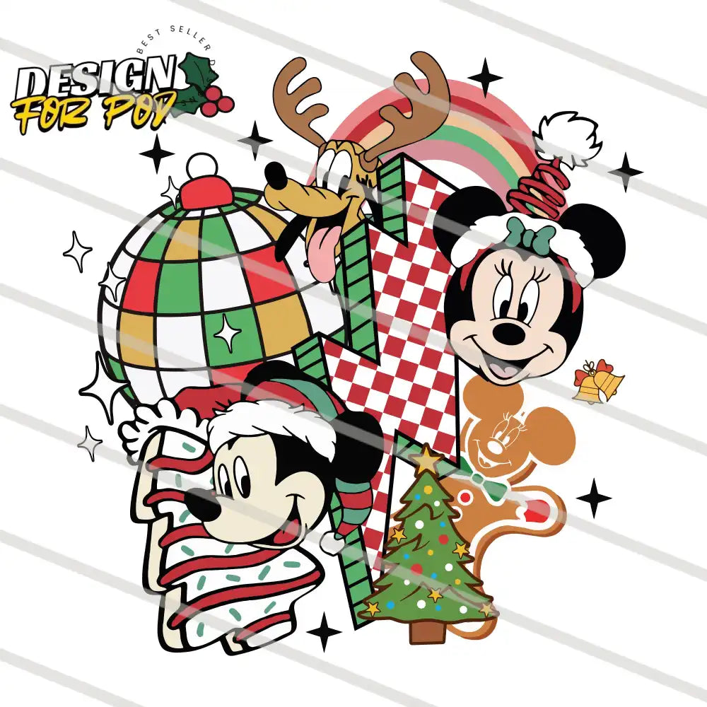 Mickey Christmas World PNG