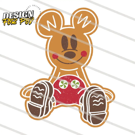 Mickey Cookie Cute PNG