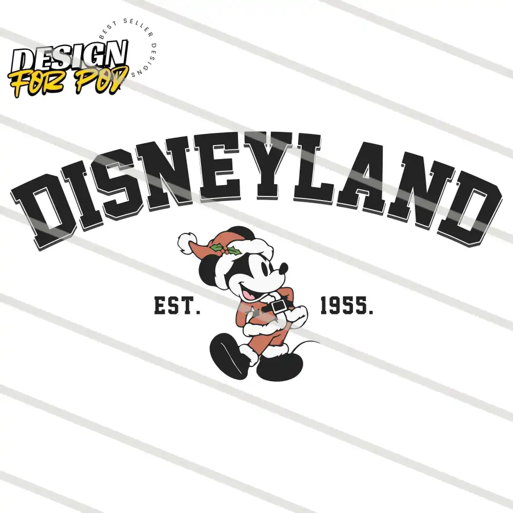 Mickey Disneyland Est 1955 PNG