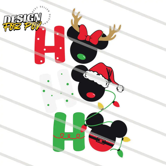 Mickey Ho Ho Ho PNG