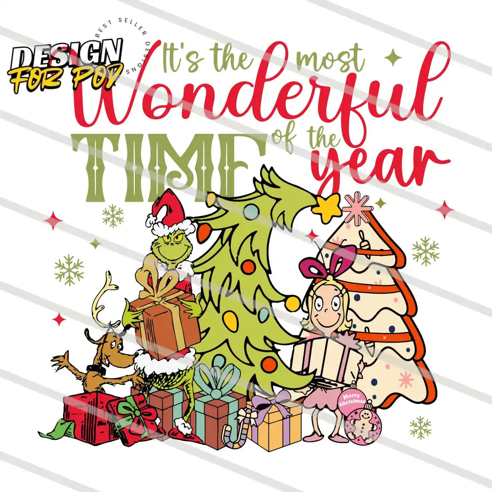 Most Wonderful Time Grinch Friends PNG