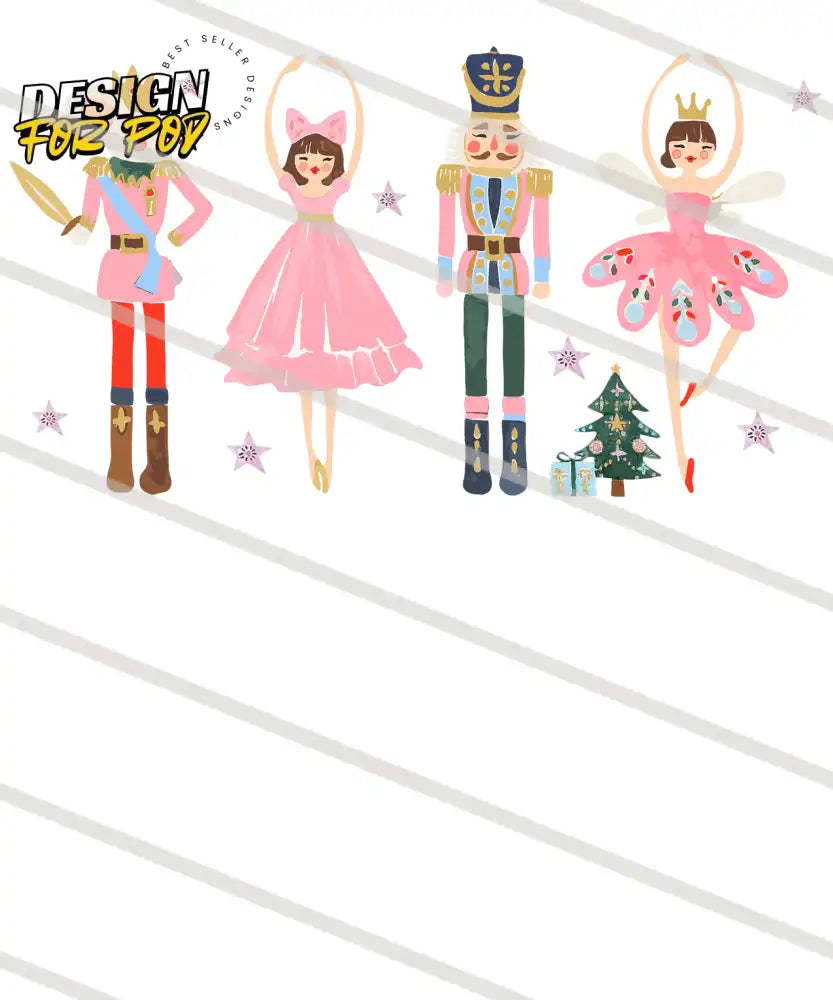 Nutcracker Ballet Christmas PNG