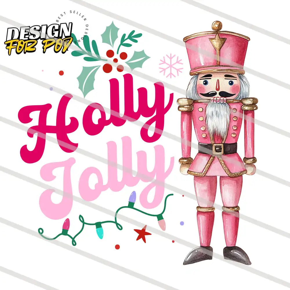 Nutcracker Holly Holly Christmas PNG