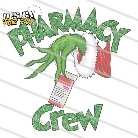 Pharmacy Crew Technician Grinch PNG