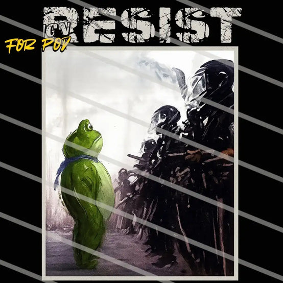 Portland Frog Protest Resist PNG