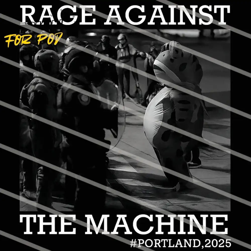 Portland Frog Rage Against The Machine Protest Resist PNG