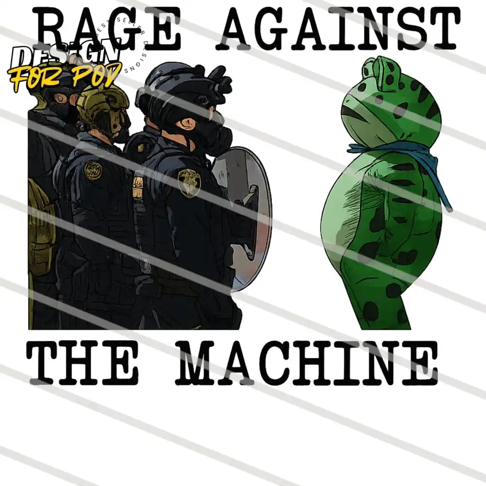 Rage Against The System The Machine Portland Frog Protest Resist PNG