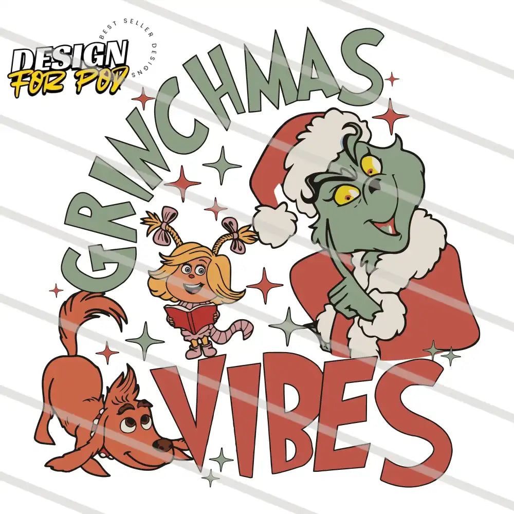 Retro Grinchmas Vibes Santa Cosplay PNG