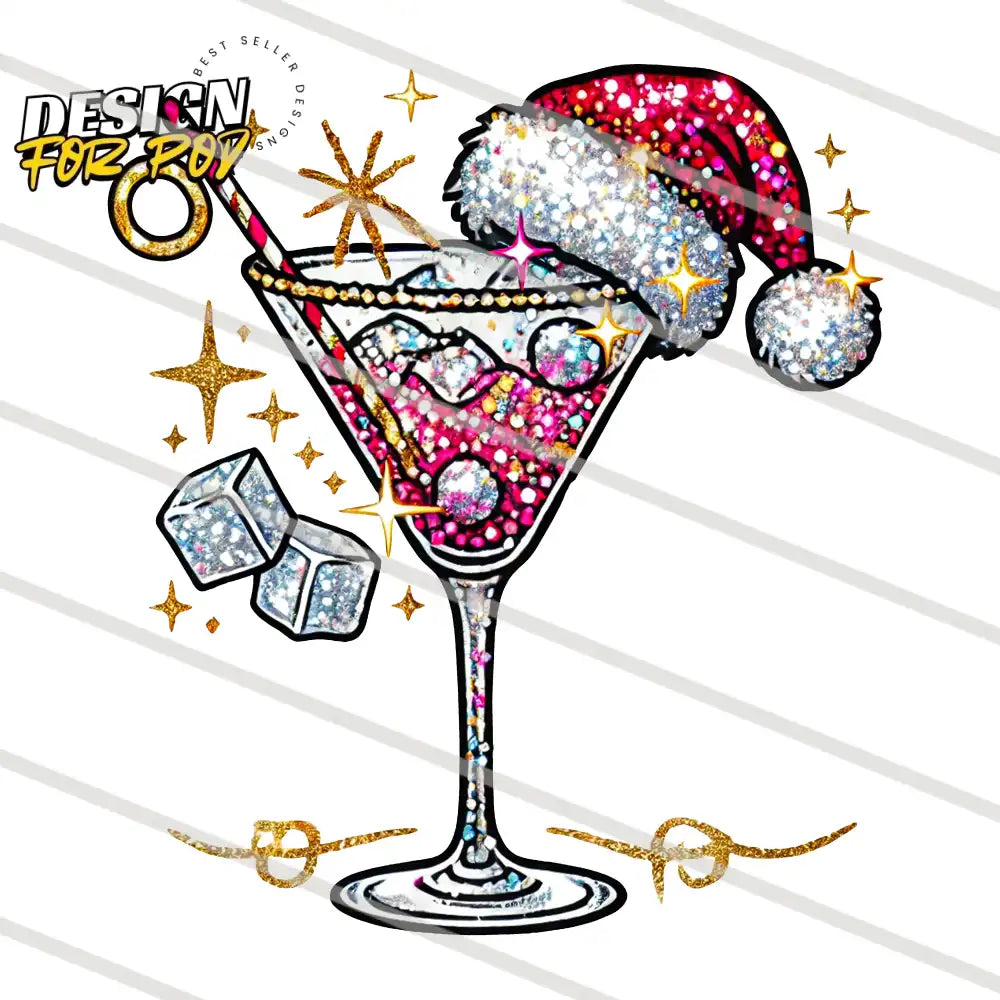 Santa’s Hot Mess White PNG