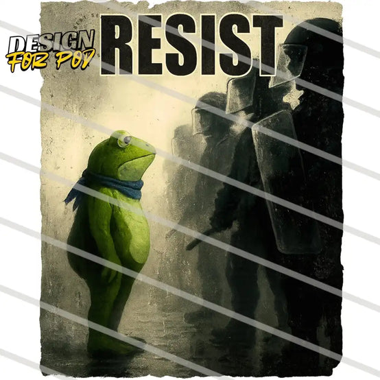 Standing Portland Frog Protest Resist PNG