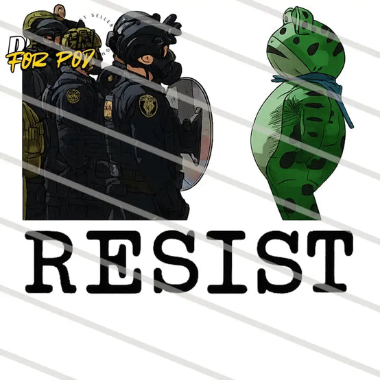 Standing Portland Frog Protest Resist Frog PNG