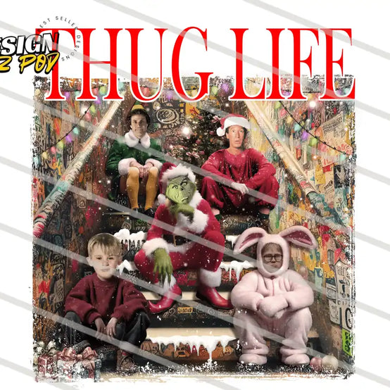 The Boys Of Winter Thug Life Merry Christmas PNG