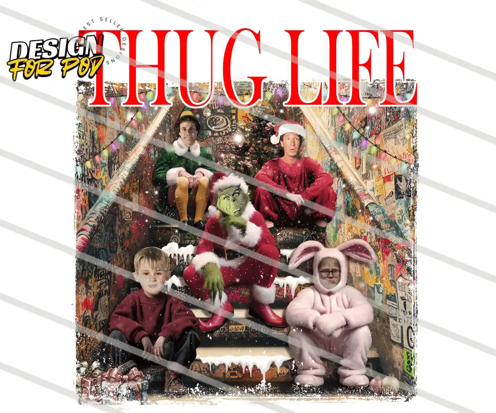The Boys Of Winter Thug Life Merry Christmas PNG