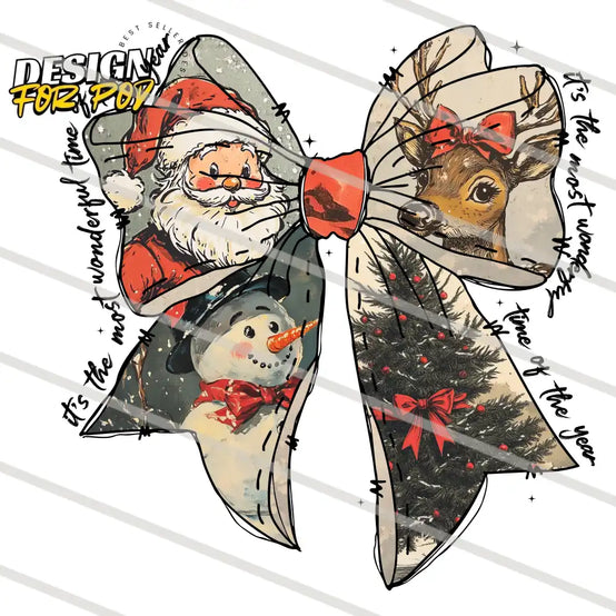 The Most Wonderful Time of The Year Black PNG