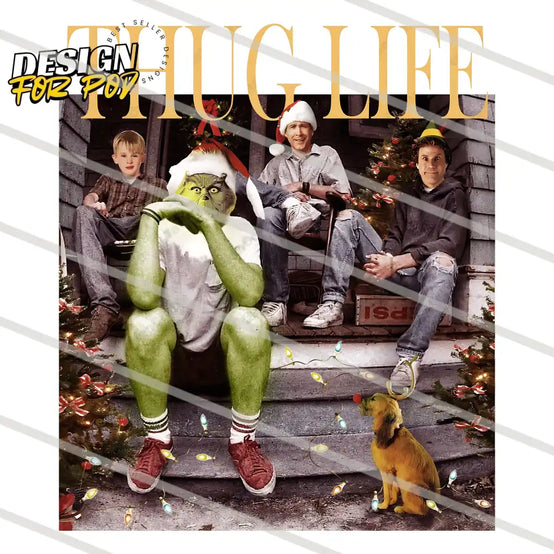 Thug Life Grinch PNG