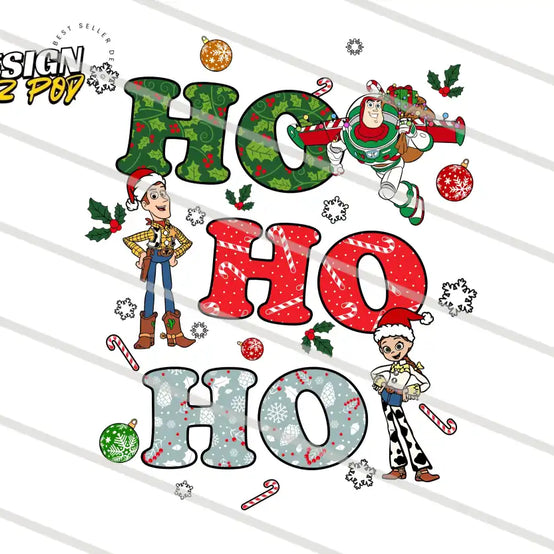 Toy Story Ho Ho Ho Christmas PNG