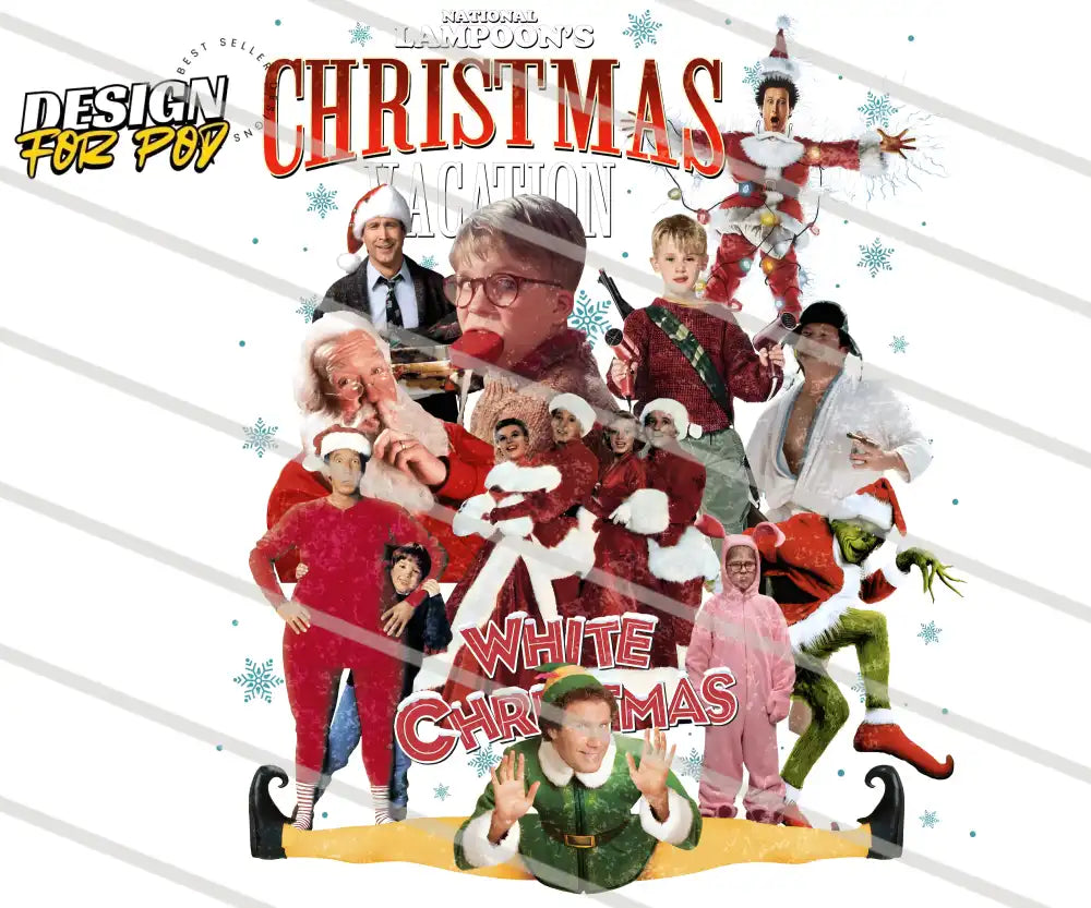 White Christmas Crew PNG
